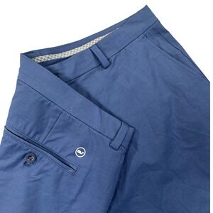 Vineyard Vines OTG Stillwater Golf Shorts Mens 38 Navy Blue Stretch Performance
